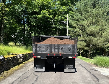 Completed lawn mowing services in Cheshire, CT